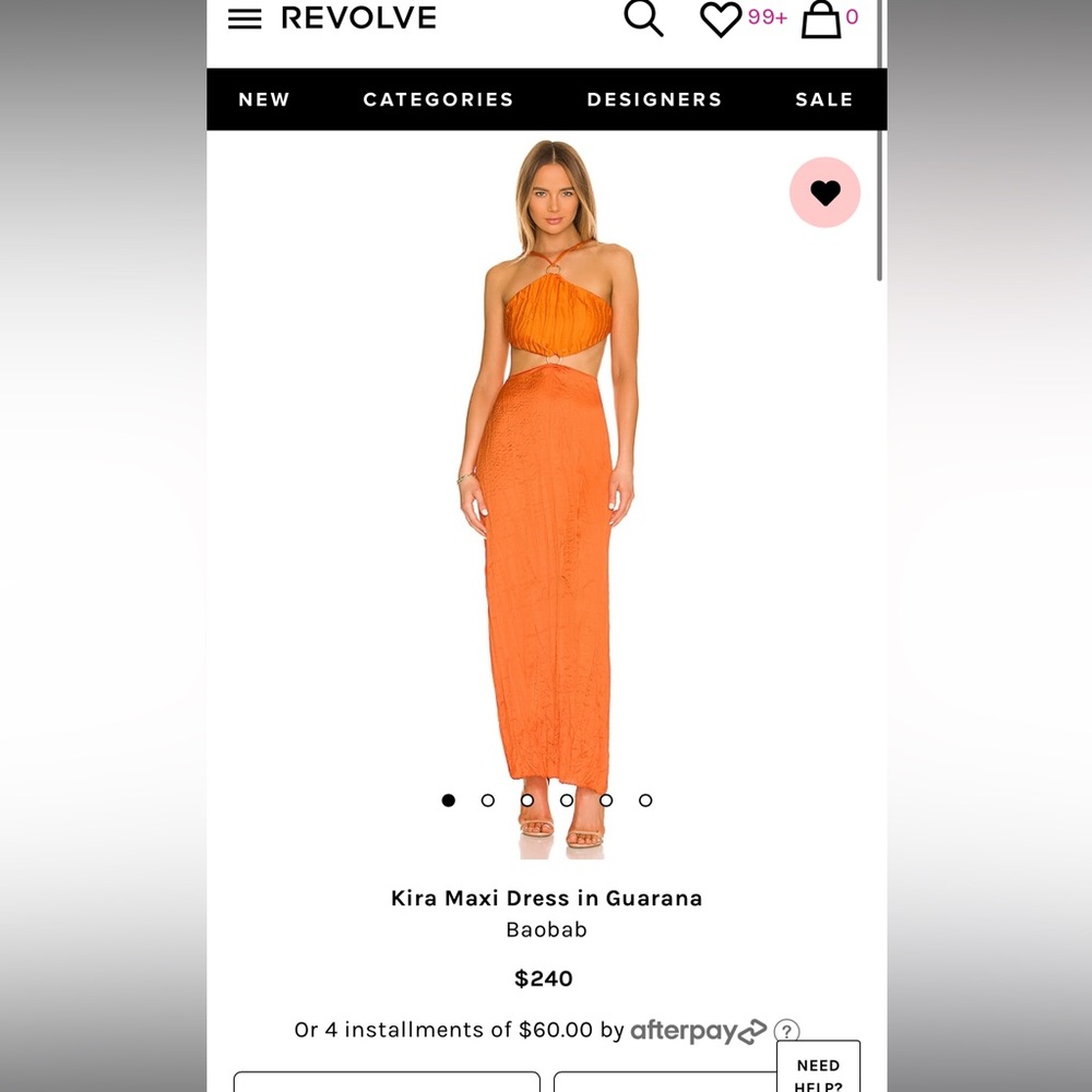 Kira Maxi Dress in Guarana
Baobab